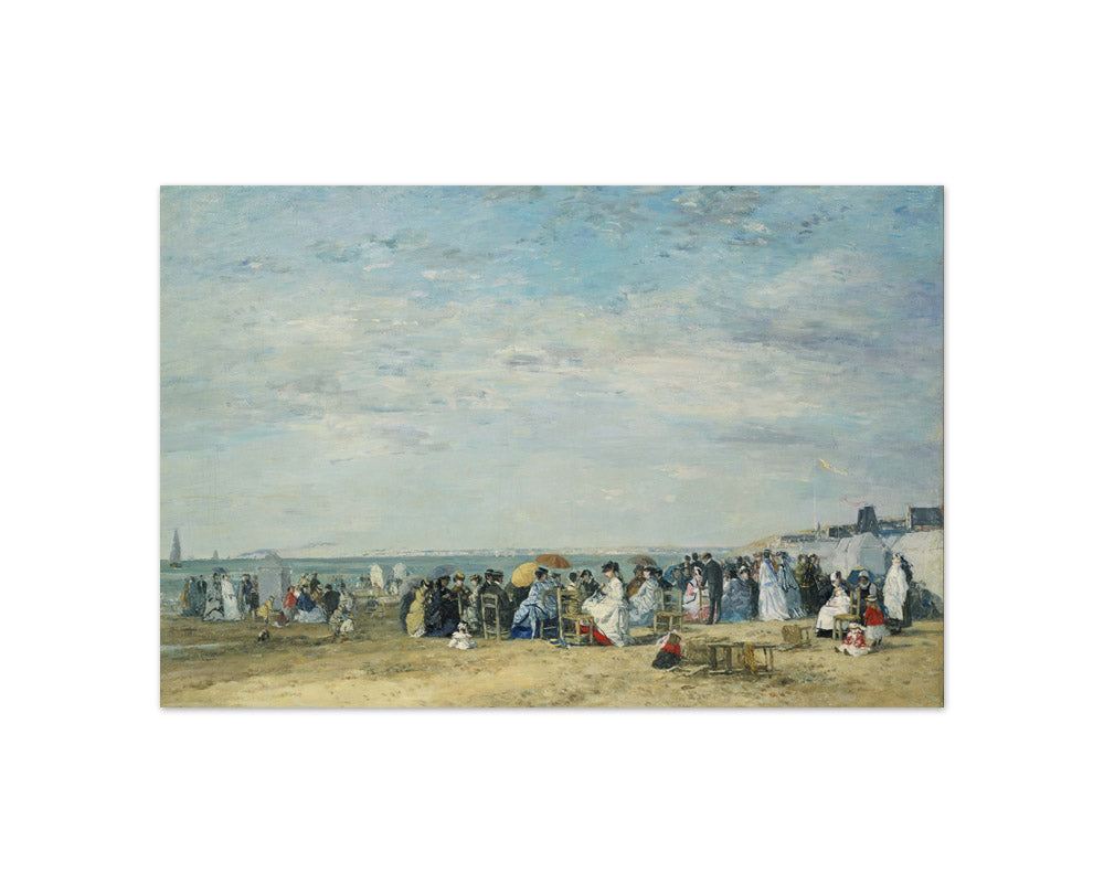 Eugène Boudin - Beach of Trouville - Compact / Full Bleed / No Frame