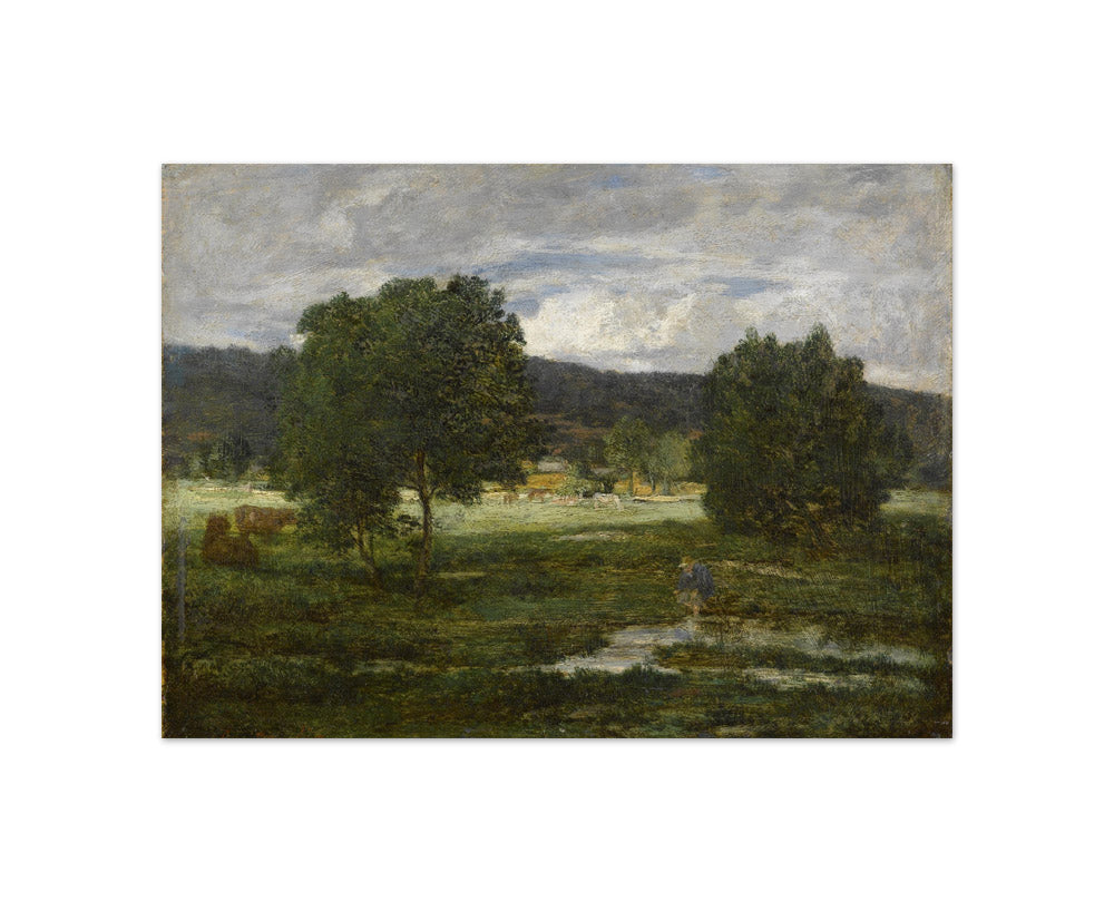 Eugène Boudin - Wooded Landscape - Compact / Full Bleed / No Frame