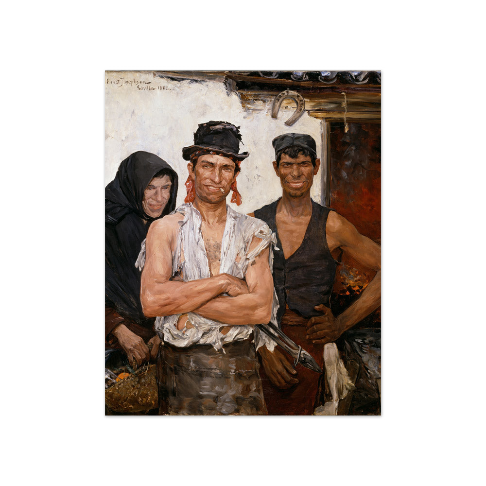 Ernst Josephson - Spanish Blacksmiths - Compact / Full Bleed / No Frame