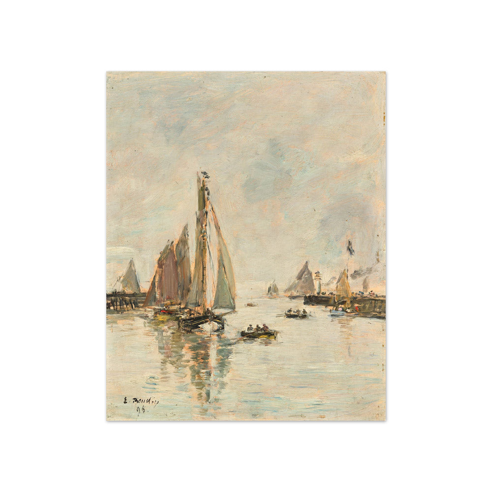 Eugène Boudin - Returning from Fishing - Compact / Full Bleed / No Frame