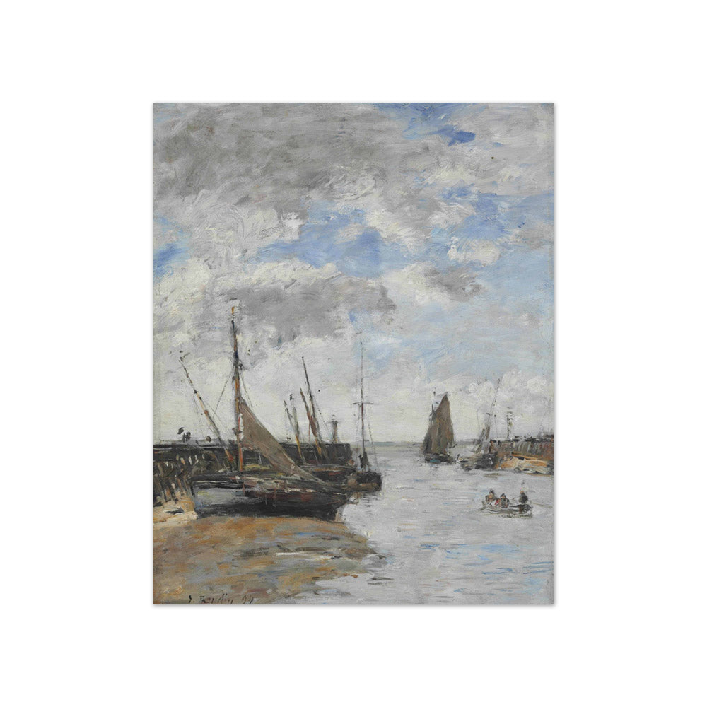 Eugène Boudin - Trouville, Low Tide - Compact / Full Bleed / No Frame