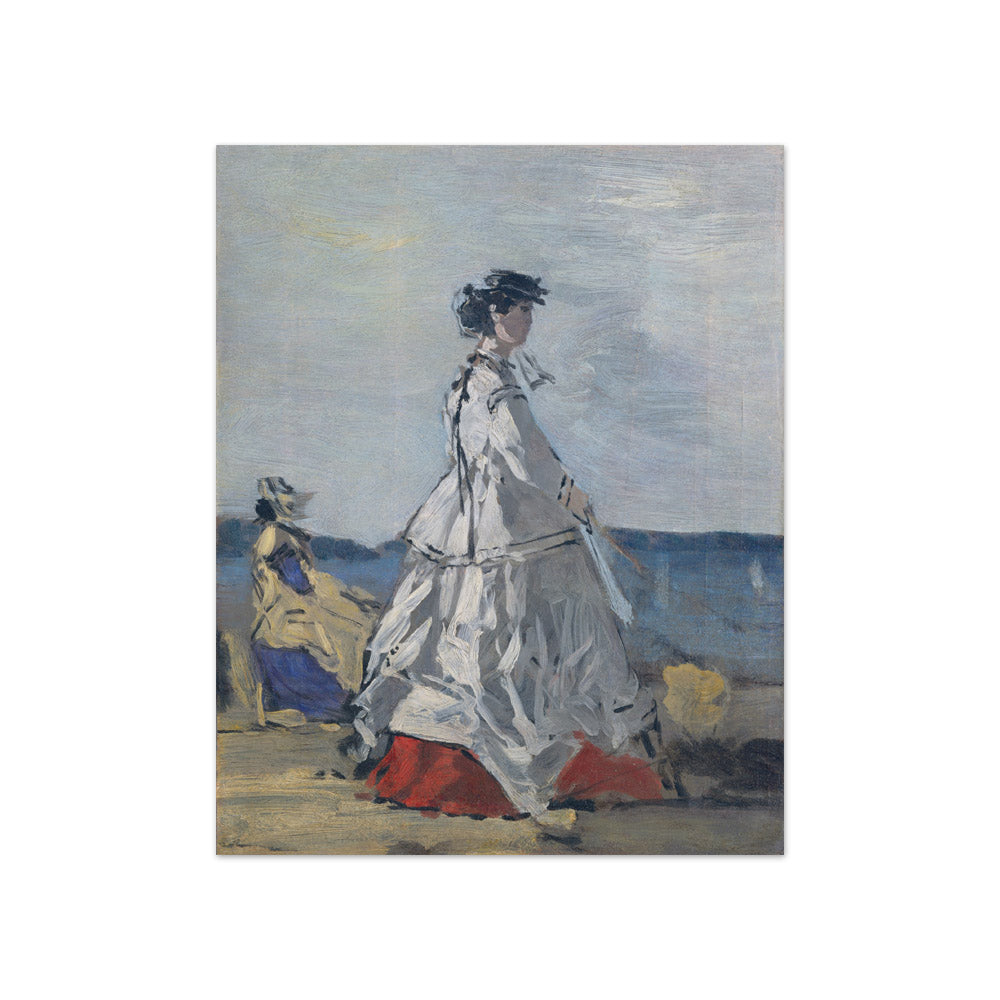 Eugène Boudin - Princess Pauline de Metternich on the Beach - Compact / Full Bleed / No Frame