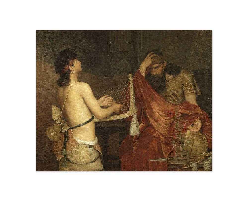Ernst Josephson - David and Saul - Compact / Full Bleed / No Frame