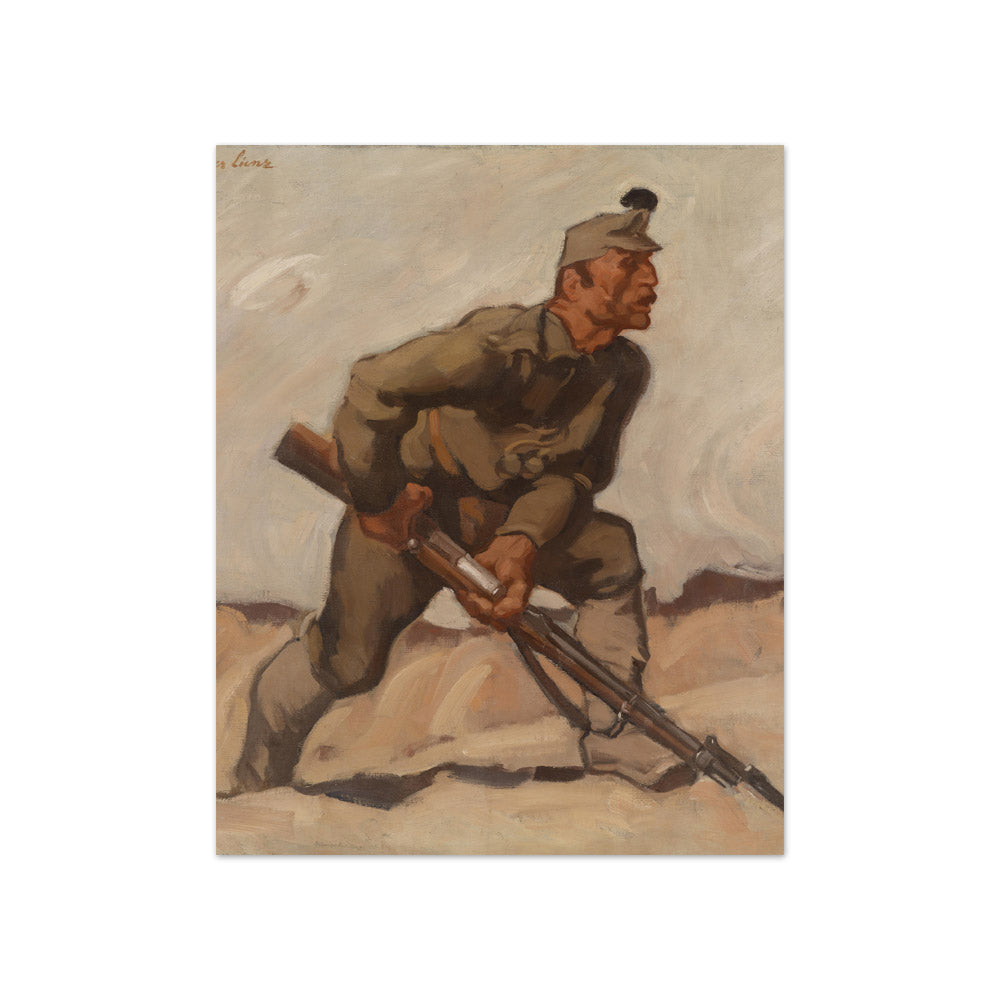 Albin Egger-Lienz - Dolomitenwacht - Compact / Full Bleed / No Frame