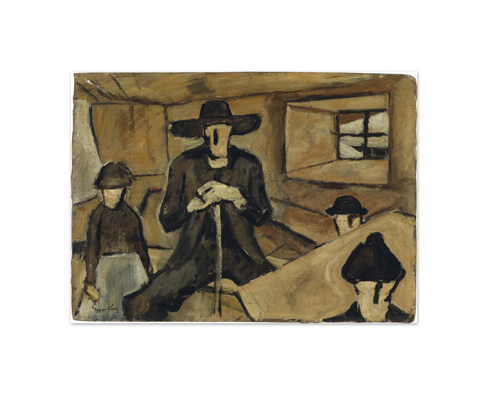 Albin Egger-Lienz - The Family - Compact / Full Bleed / No Frame