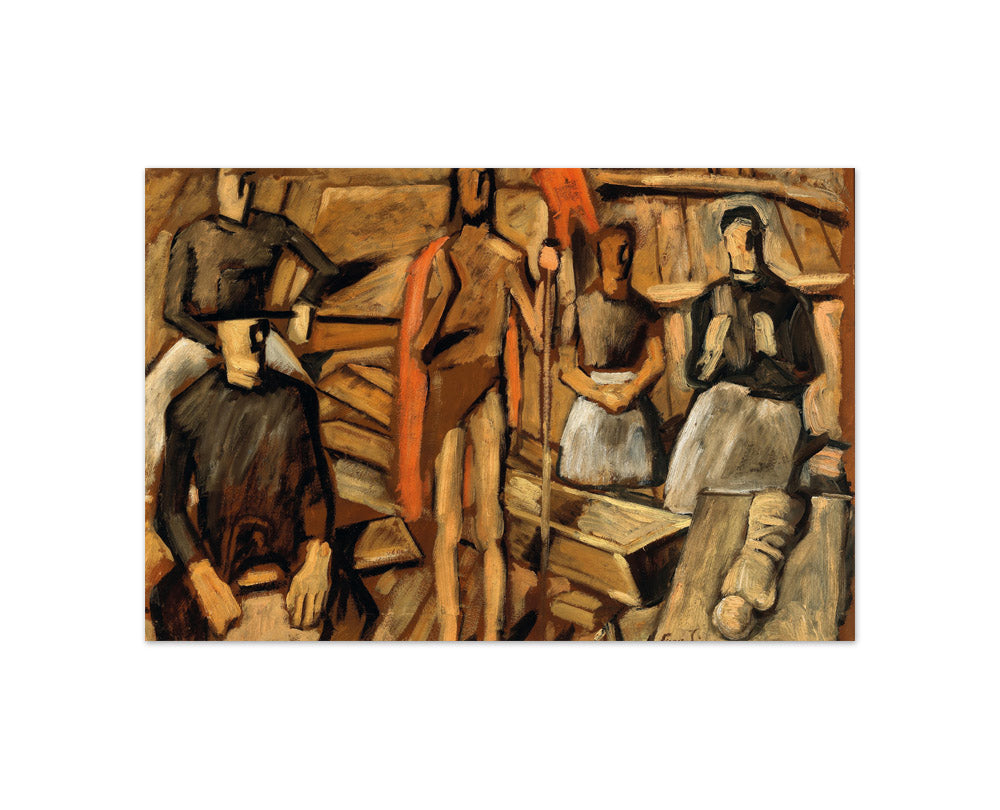 Albin Egger-Lienz - Resurrection - Compact / Full Bleed / No Frame