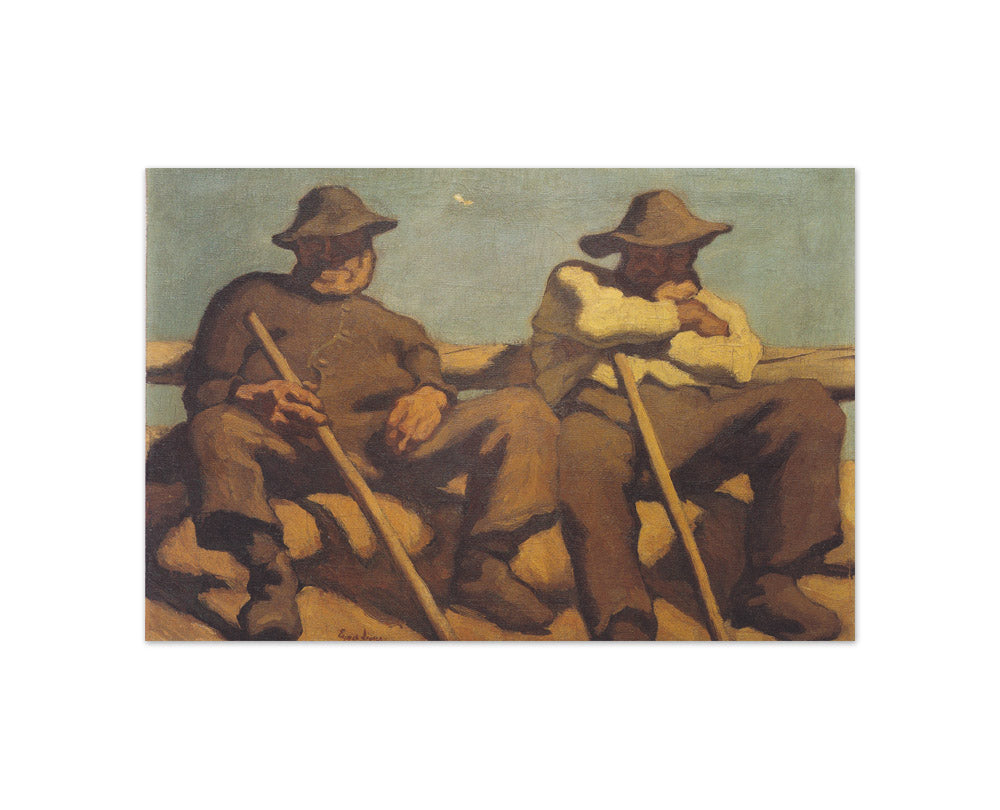 Albin Egger-Lienz - Resting Shepherds - Compact / Full Bleed / No Frame