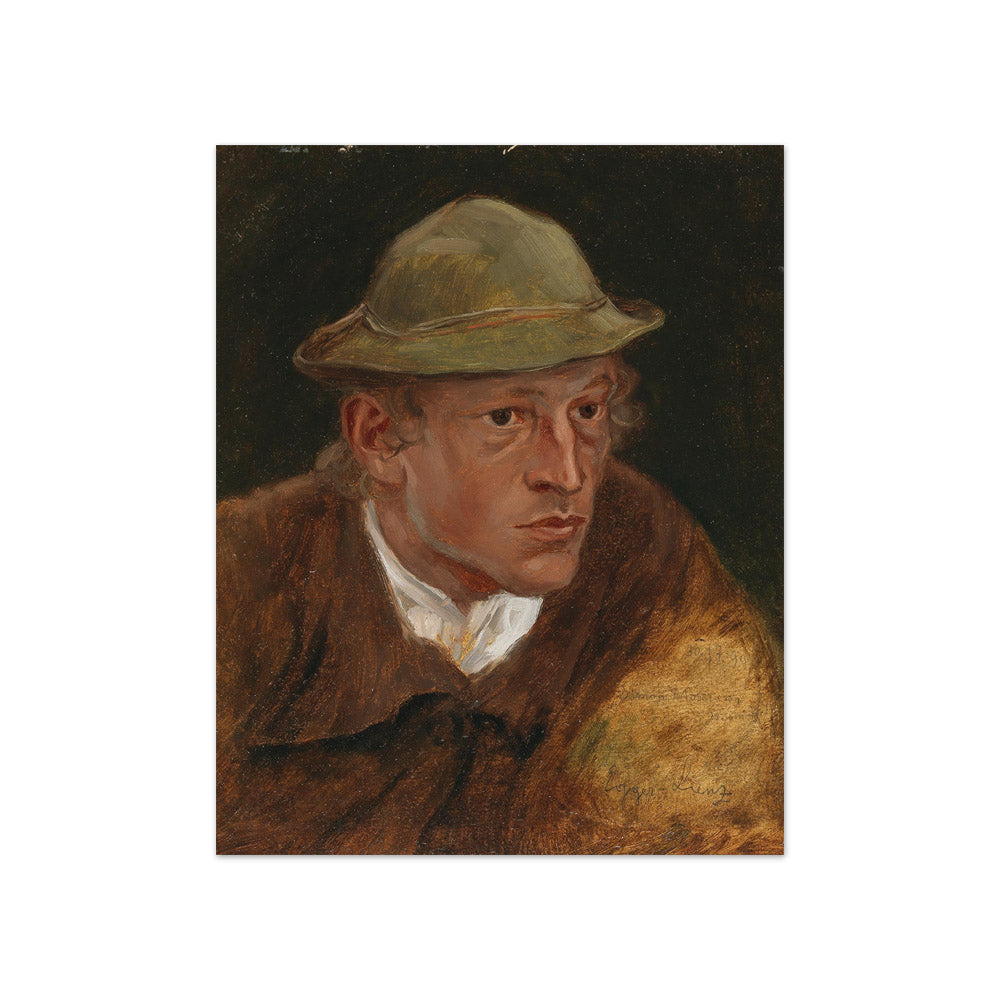 Albin Egger-Lienz - Study of Simon Moser - Compact / Full Bleed / No Frame