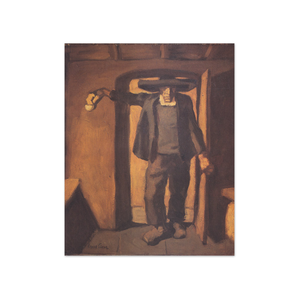 Albin Egger-Lienz - Paesant Using Holy Water - Compact / Full Bleed / No Frame