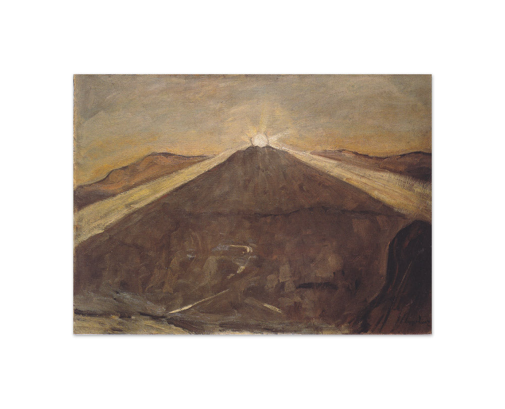 Albin Egger-Lienz - Sunset on the Mendel - Compact / Full Bleed / No Frame