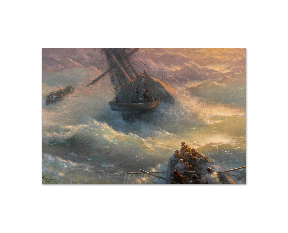 Ivan Aivazovsky - Abandoning Ship - Compact / Full Bleed / No Frame