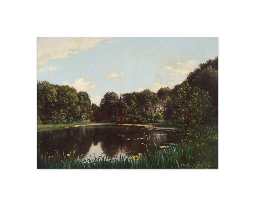 Adolph Larsen - By a Forest Lake - Compact / Full Bleed / No Frame