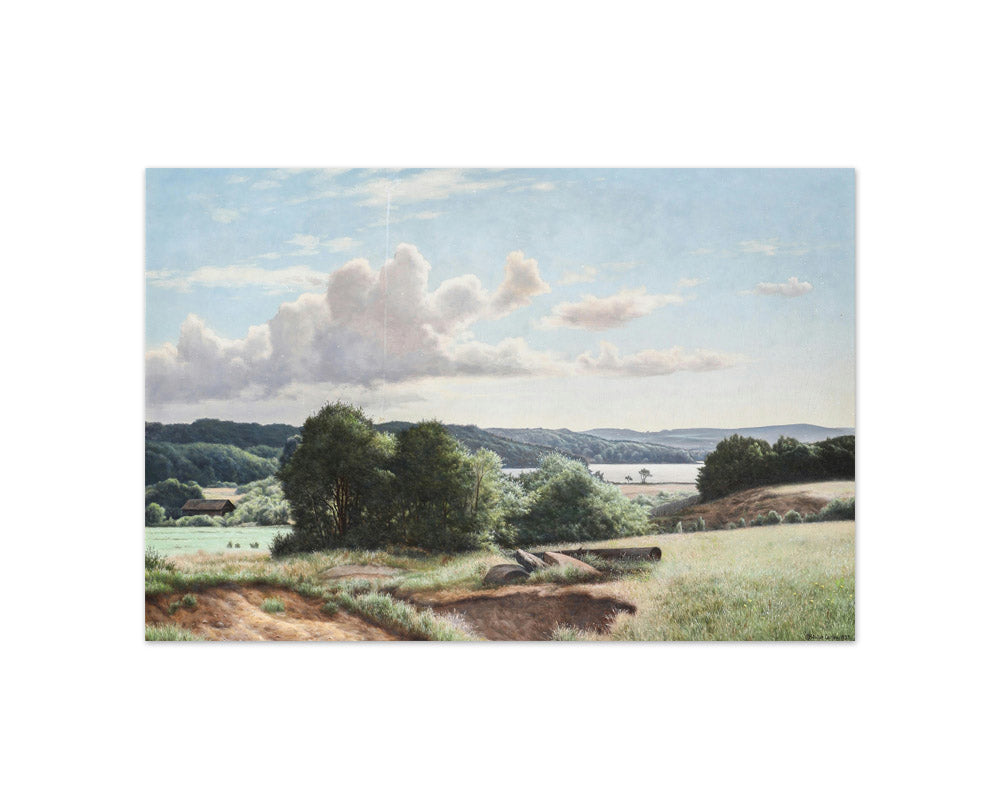 Adolph Larsen - Landscape from the Silkeborg Region - Compact / Full Bleed / No Frame