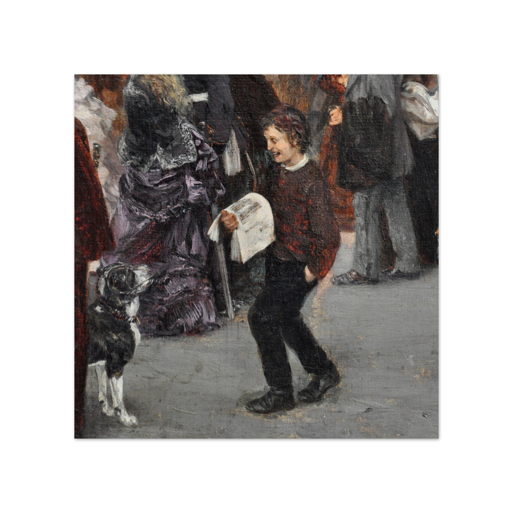 Adolph Menzel - Departure of King Wilhelm - Compact / Full Bleed / No Frame