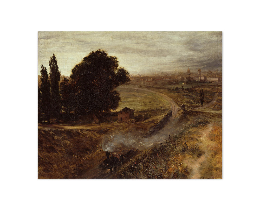 Adolph Menzel - The Berlin-Potsdamer Railway - Compact / Full Bleed / No Frame