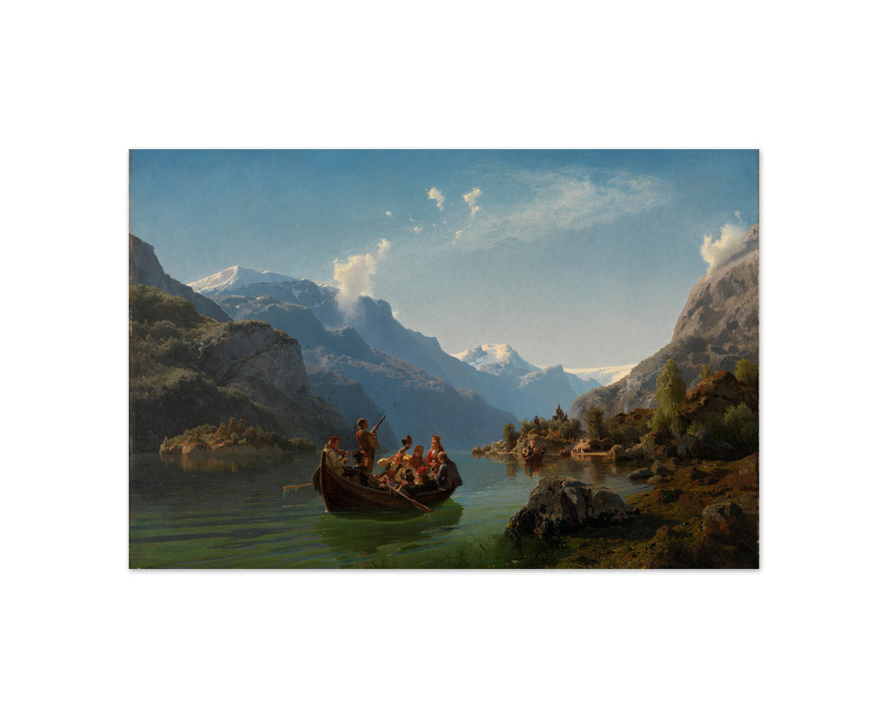 Adolph Tidemand - Bridal Procession in Hardanger - Compact / Full Bleed / No Frame