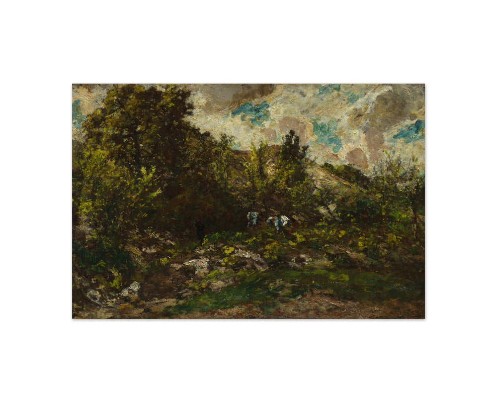 Adolphe Joseph Thomas Monticelli - Autumn - Compact / Full Bleed / No Frame