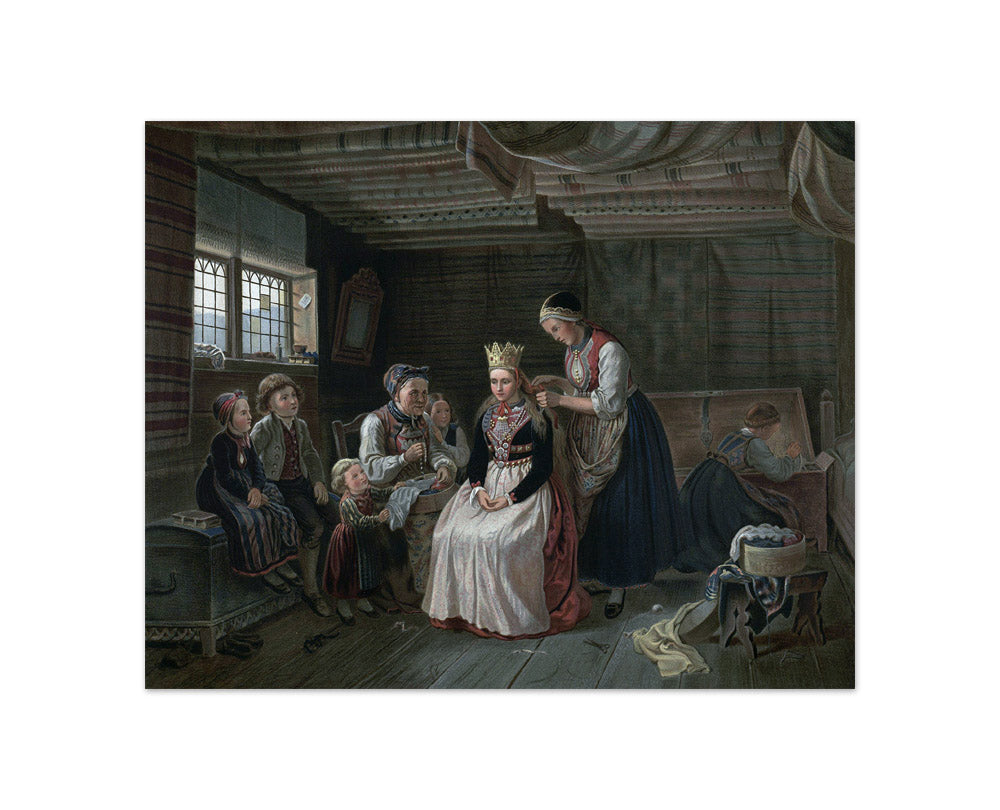 Adolph Tidemand - Bridal Preparation - Compact / Full Bleed / No Frame
