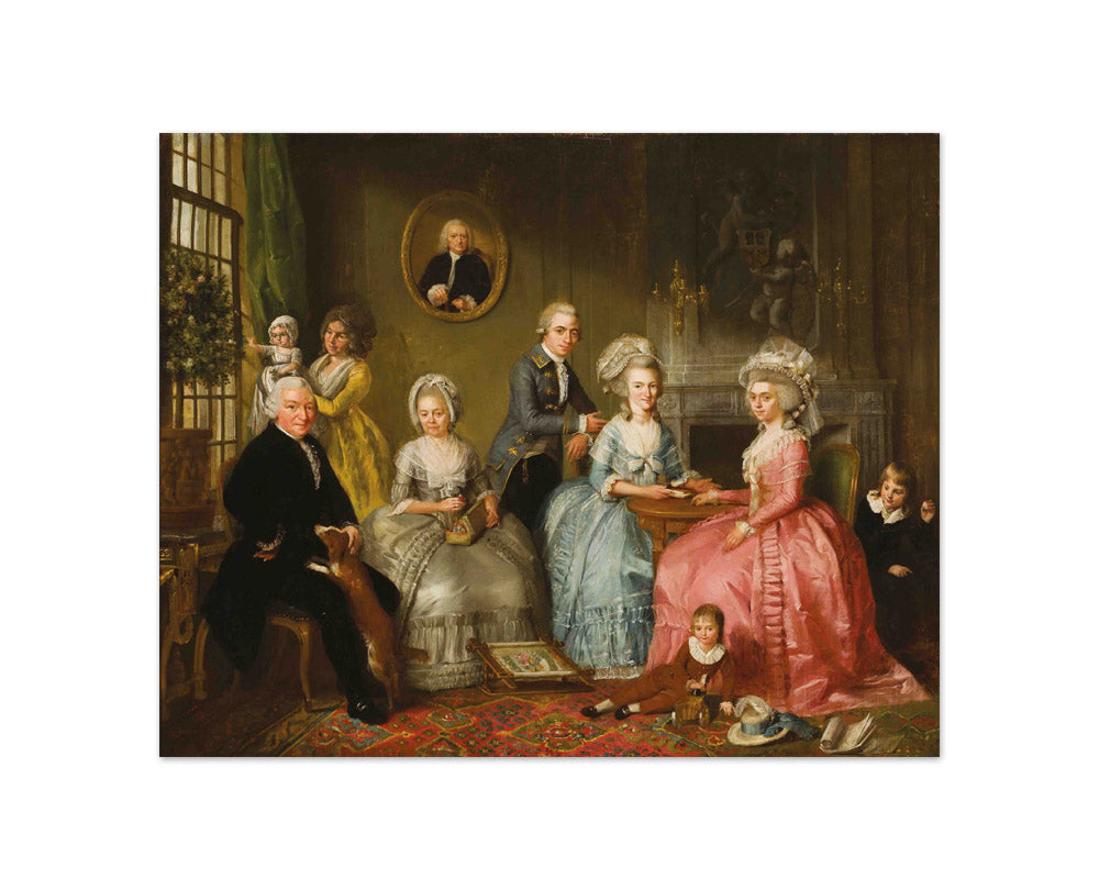 Adriaan de Lelie - The Family of Jan van Loon - Compact / Full Bleed / No Frame