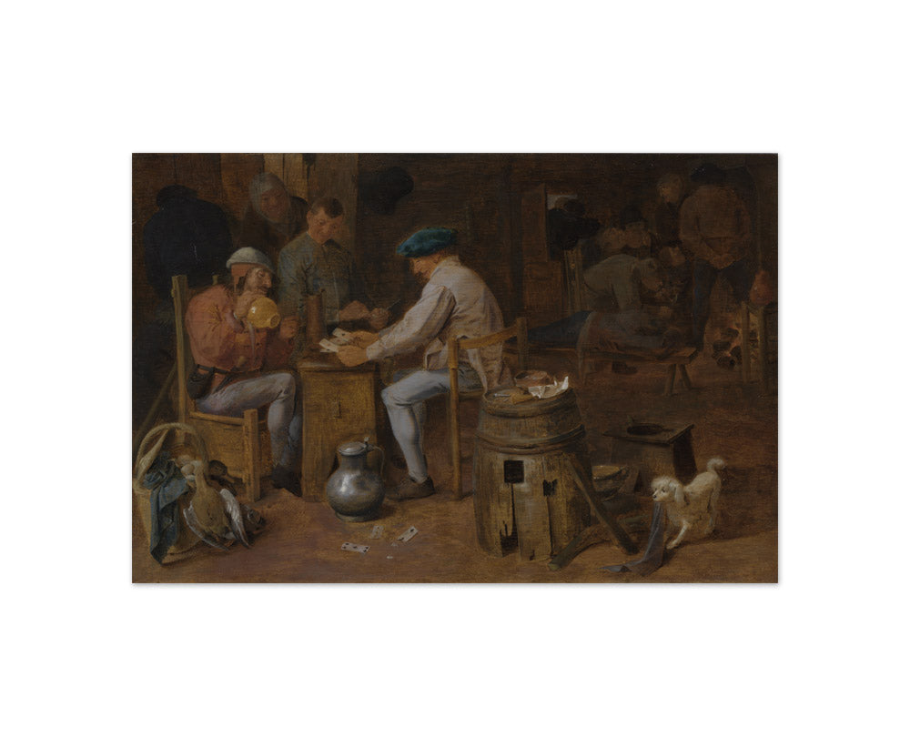 Adriaen Brouwer - Card Players and Drinkers - Compact / Full Bleed / No Frame