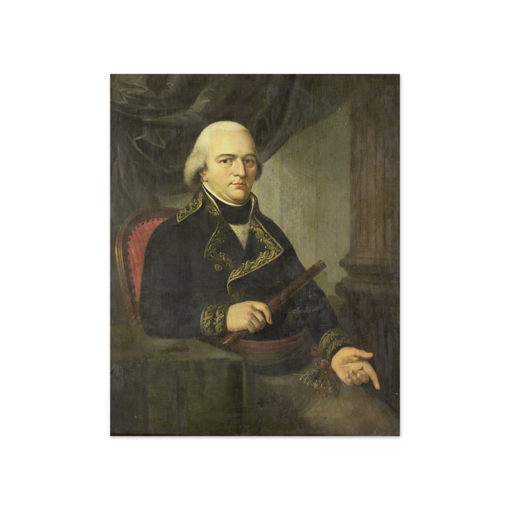 Adriaan de Lelie - Portrait of Pieter Gerardus van Overstraten - Compact / Full Bleed / No Frame