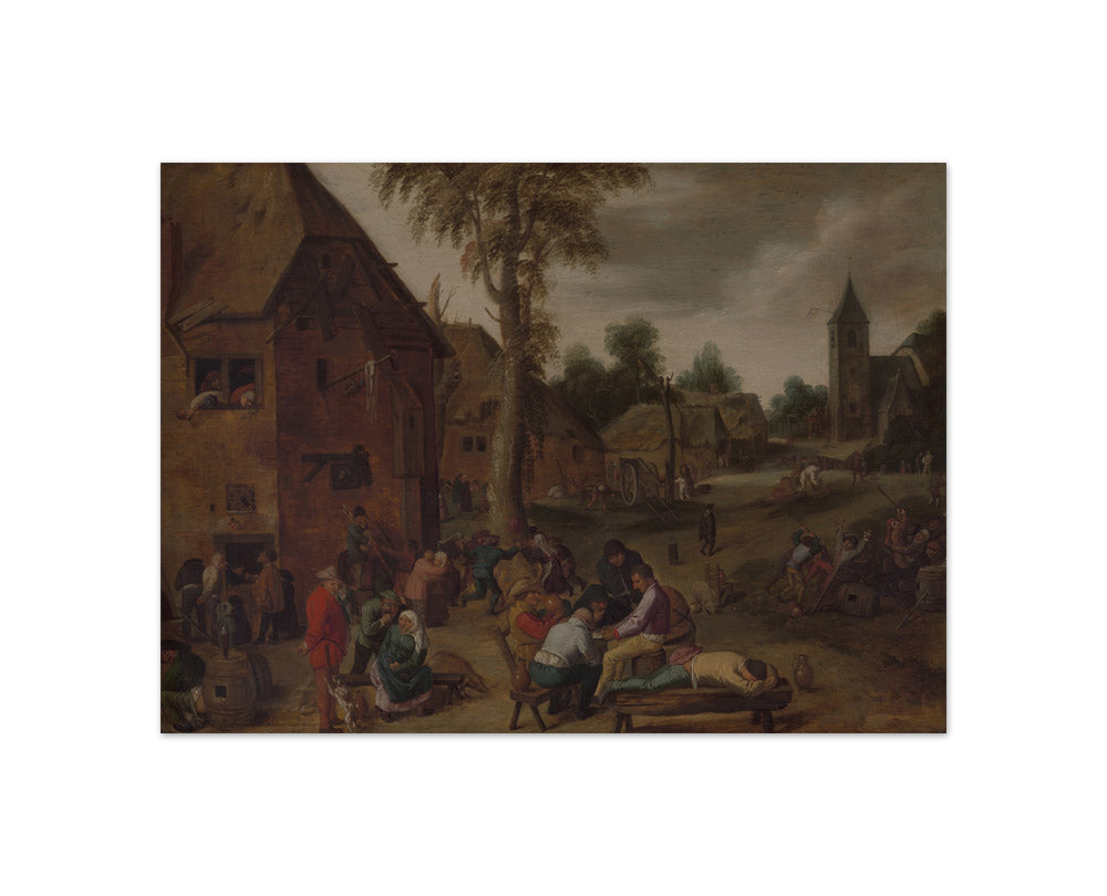 Adriaen Brouwer - Village Fair - Compact / Full Bleed / No Frame