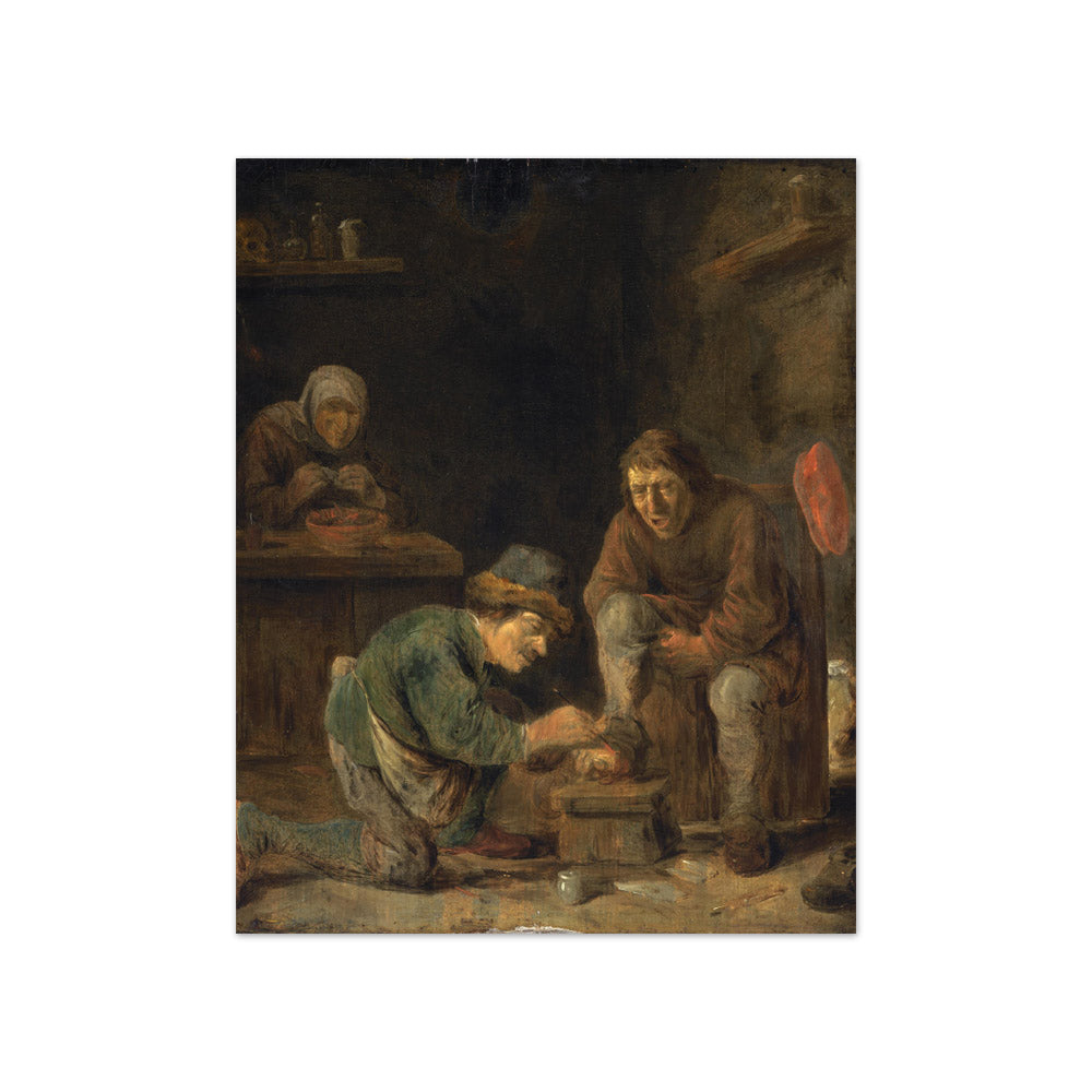 Adriaen Brouwer - The Foot Doctor - Compact / Full Bleed / No Frame