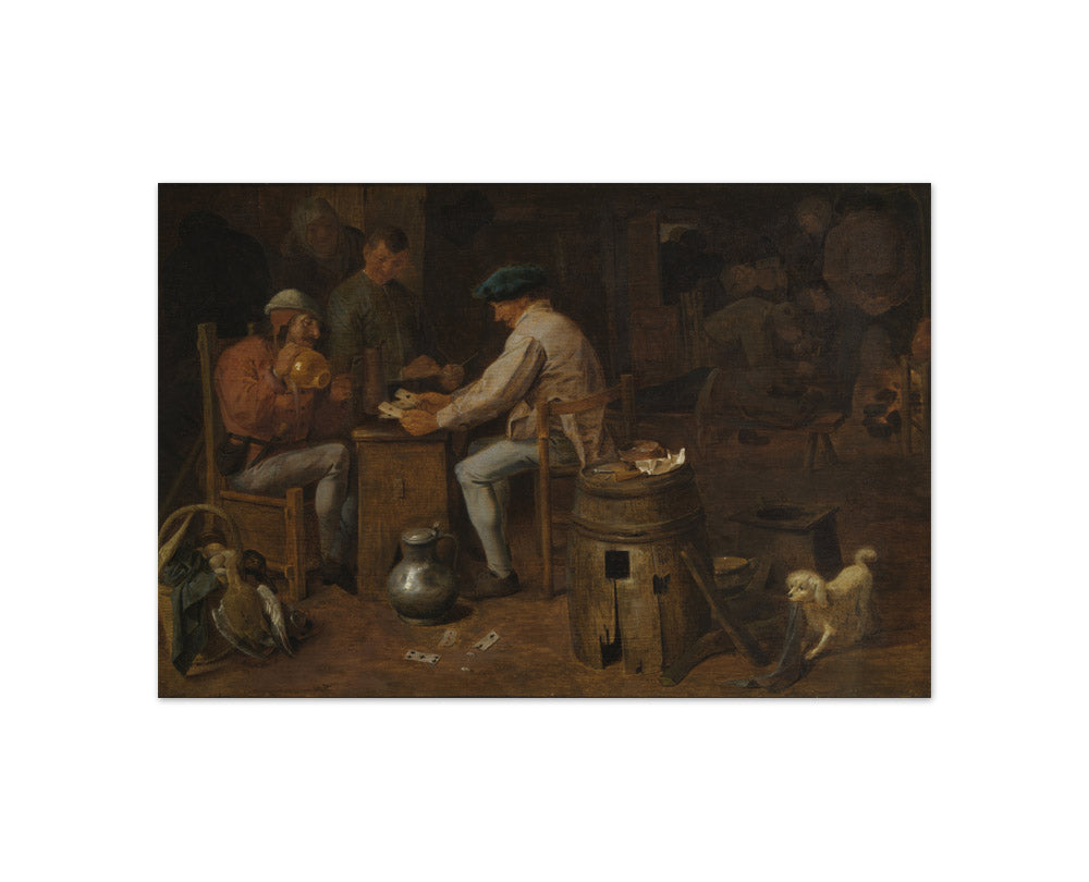 Adriaen Brouwer - The Card Players - Compact / Full Bleed / No Frame