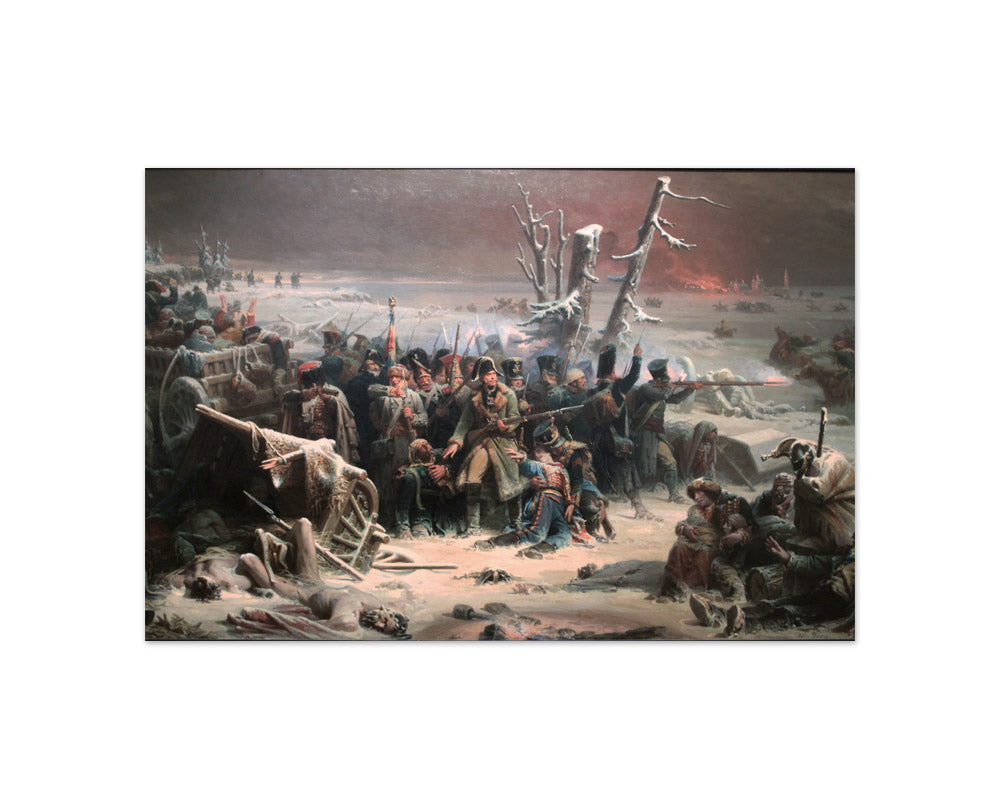 Adolphe Yvon - Marshall Ney at Retreat in Russia - Compact / Full Bleed / No Frame