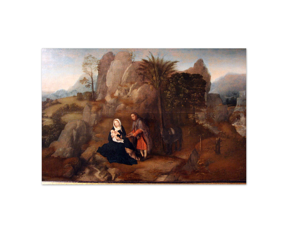 Adriaen Isenbrandt - Landscape with the Rest during the Flight into Egypt - Compact / Full Bleed / No Frame