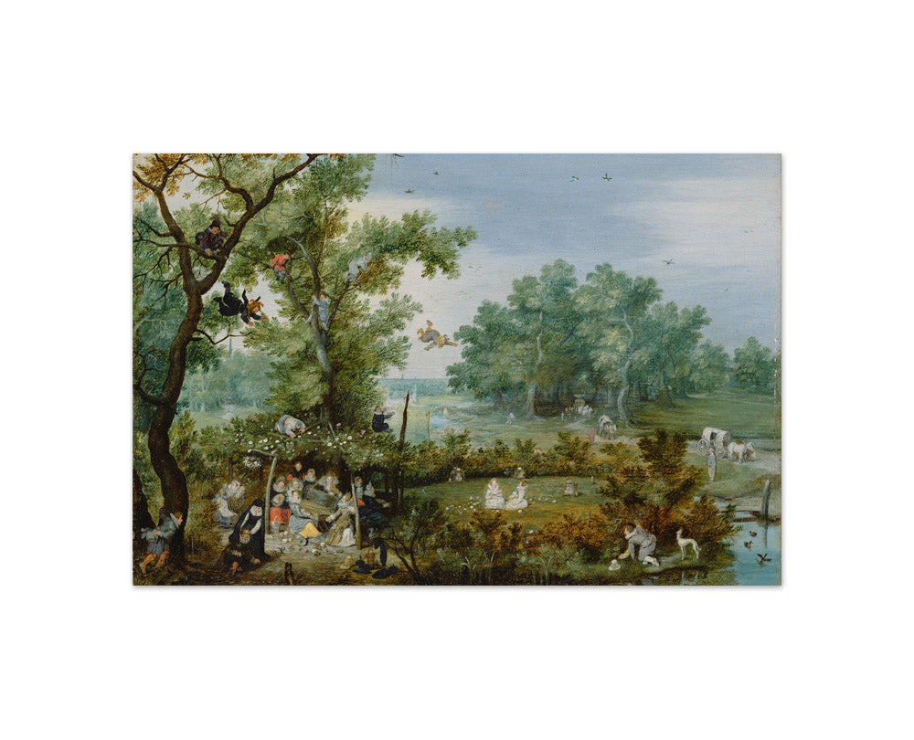 Adriaen van de Venne - A Merry Company in an Arbor - Compact / Full Bleed / No Frame