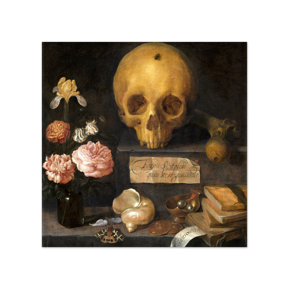 Adriaen van Nieulandt the Younger - Vanitas Still Life - Compact / Full Bleed / No Frame