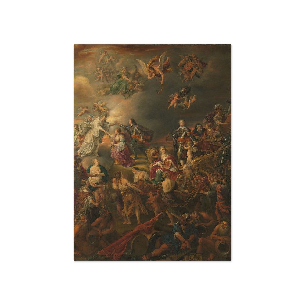 Adriaen van Nieulandt the Younger - Allegory of the Peace under Stadtholder William II - Compact / Full Bleed / No Frame