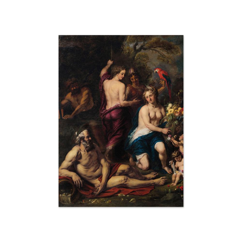 Jacob Jordaens - Allegory of the Four Elements - Compact / Full Bleed / No Frame