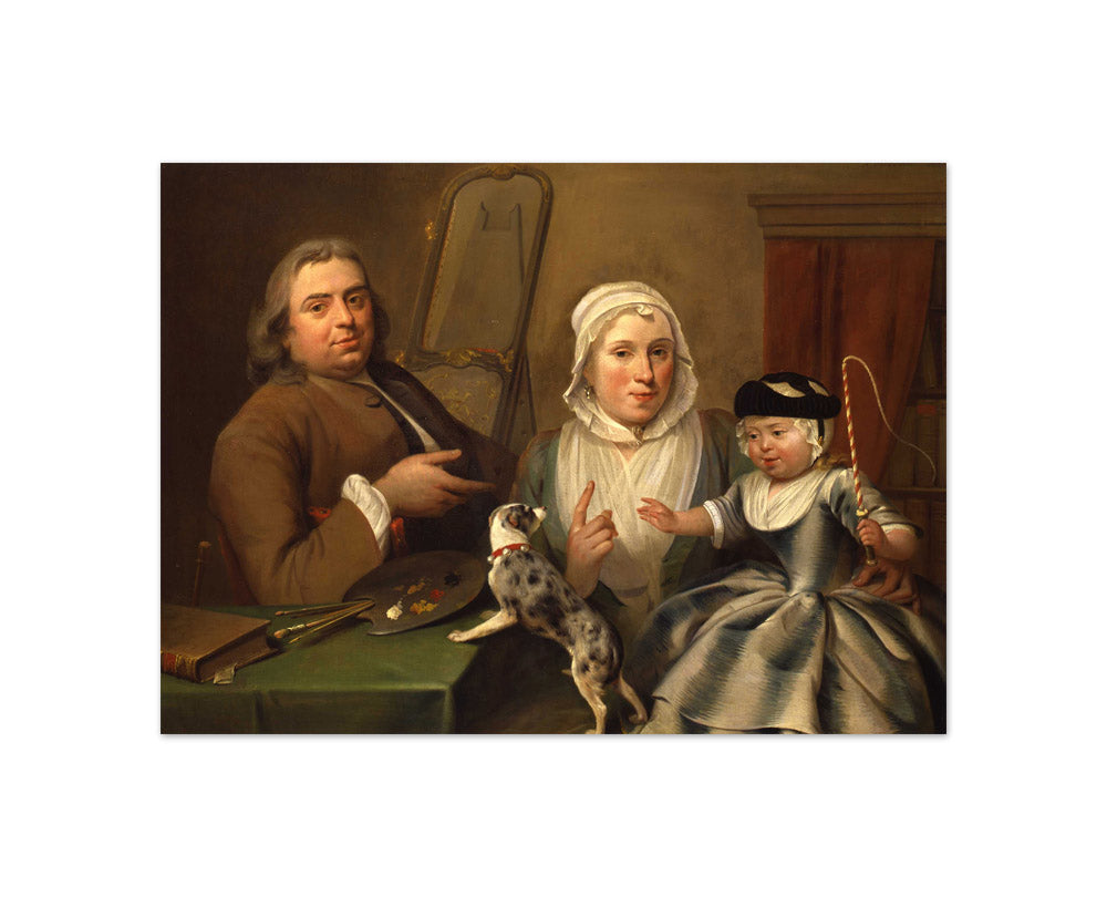 Aert Schouman - Portrait of Albertus de Jonck and his family - Compact / Full Bleed / No Frame