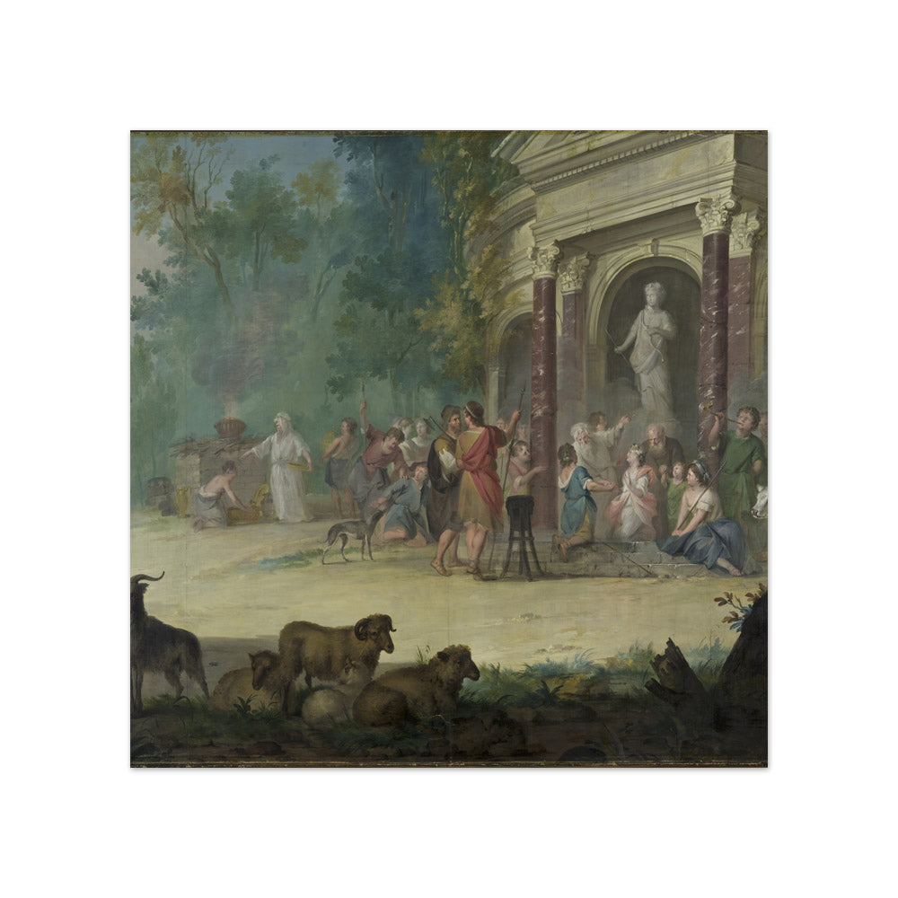 Aert Schouman - The Wedding of Mirtillo and Amaryllis - Compact / Full Bleed / No Frame