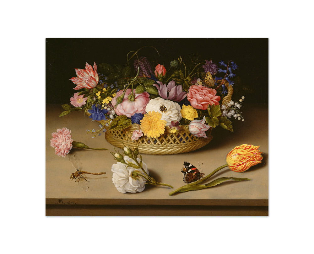 Ambrosius Bosschaert - Flower Still Life - Compact / Full Bleed / No Frame
