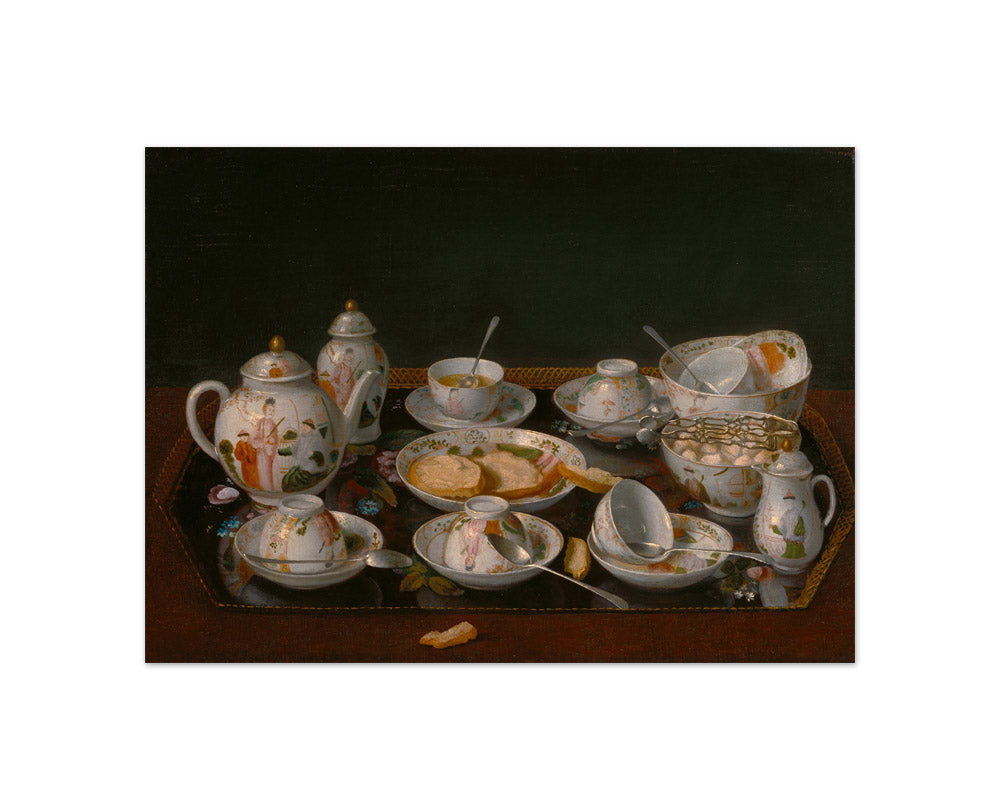 Jean-Étienne Liotard - Still Life: Tea Set - Compact / Full Bleed / No Frame