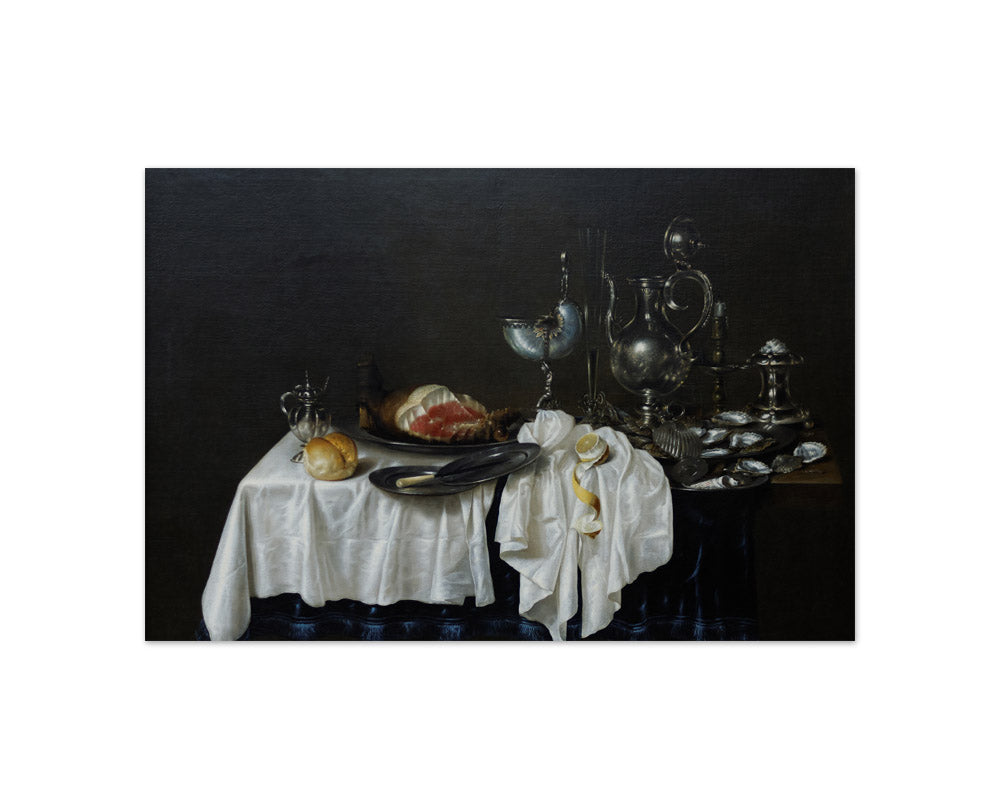 Willem Claesz Heda - Still Life with Nautilus Cup - Compact / Full Bleed / No Frame
