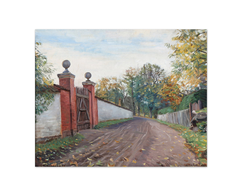 Albert Gottschalk - An Old Garden Gate - Compact / Full Bleed / No Frame