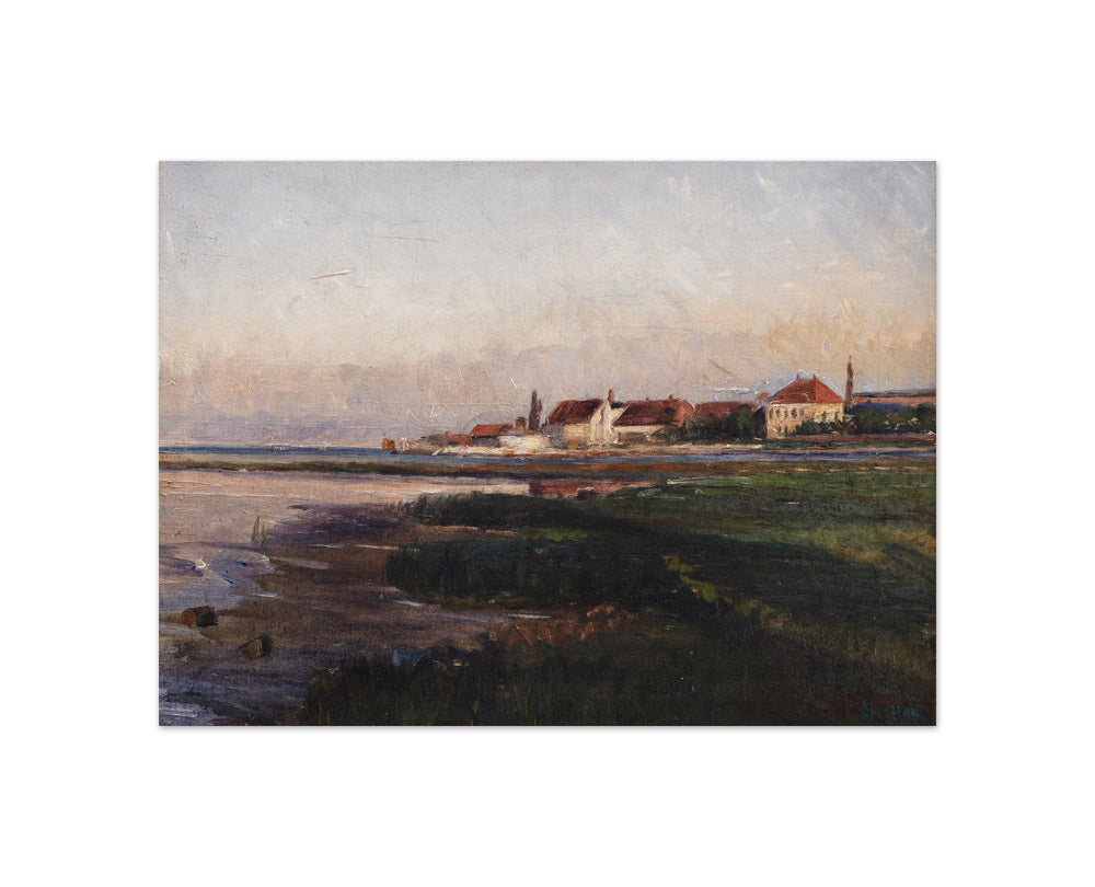 Albert Gottschalk - Kastrup Works, Evening Sun - Compact / Full Bleed / No Frame