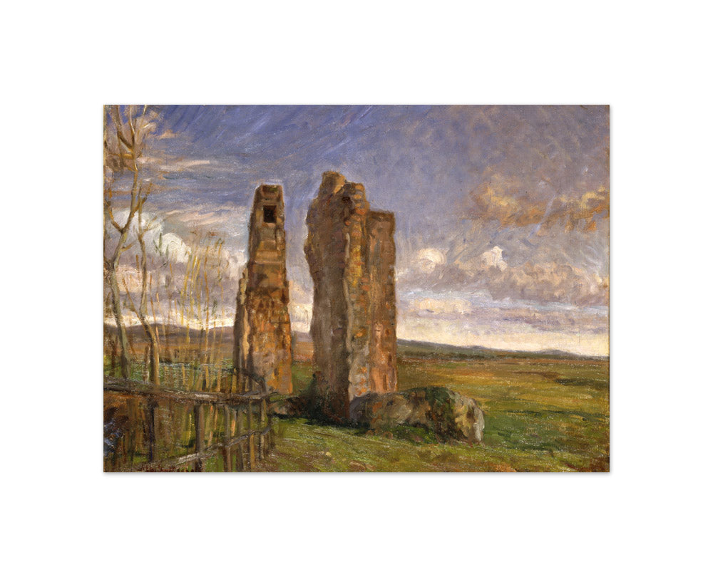 Albert Gottschalk - Ruins in the Countryside - Compact / Full Bleed / No Frame