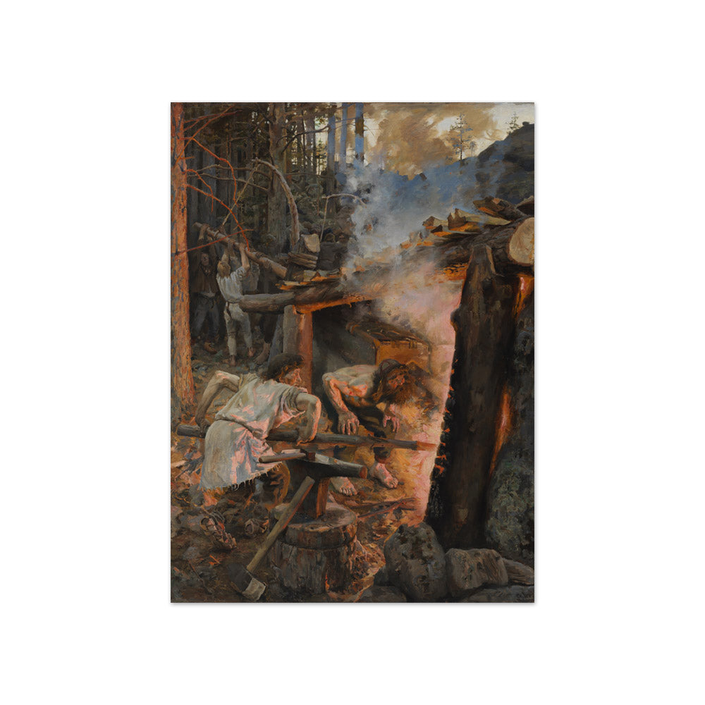 Akseli Gallen-Kallela - The Forging of the Samii - Compact / Full Bleed / No Frame