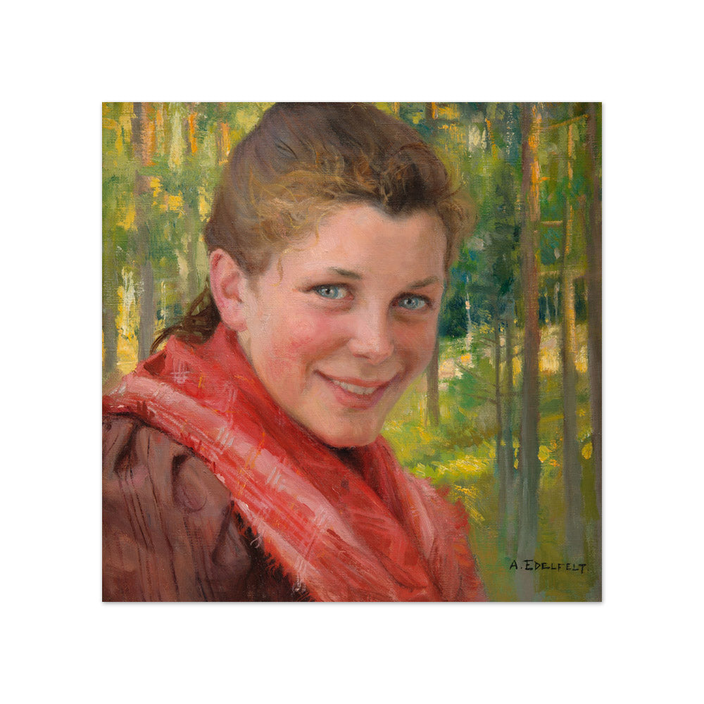 Albert Edelfelt - Borgaflicka - Compact / Full Bleed / No Frame