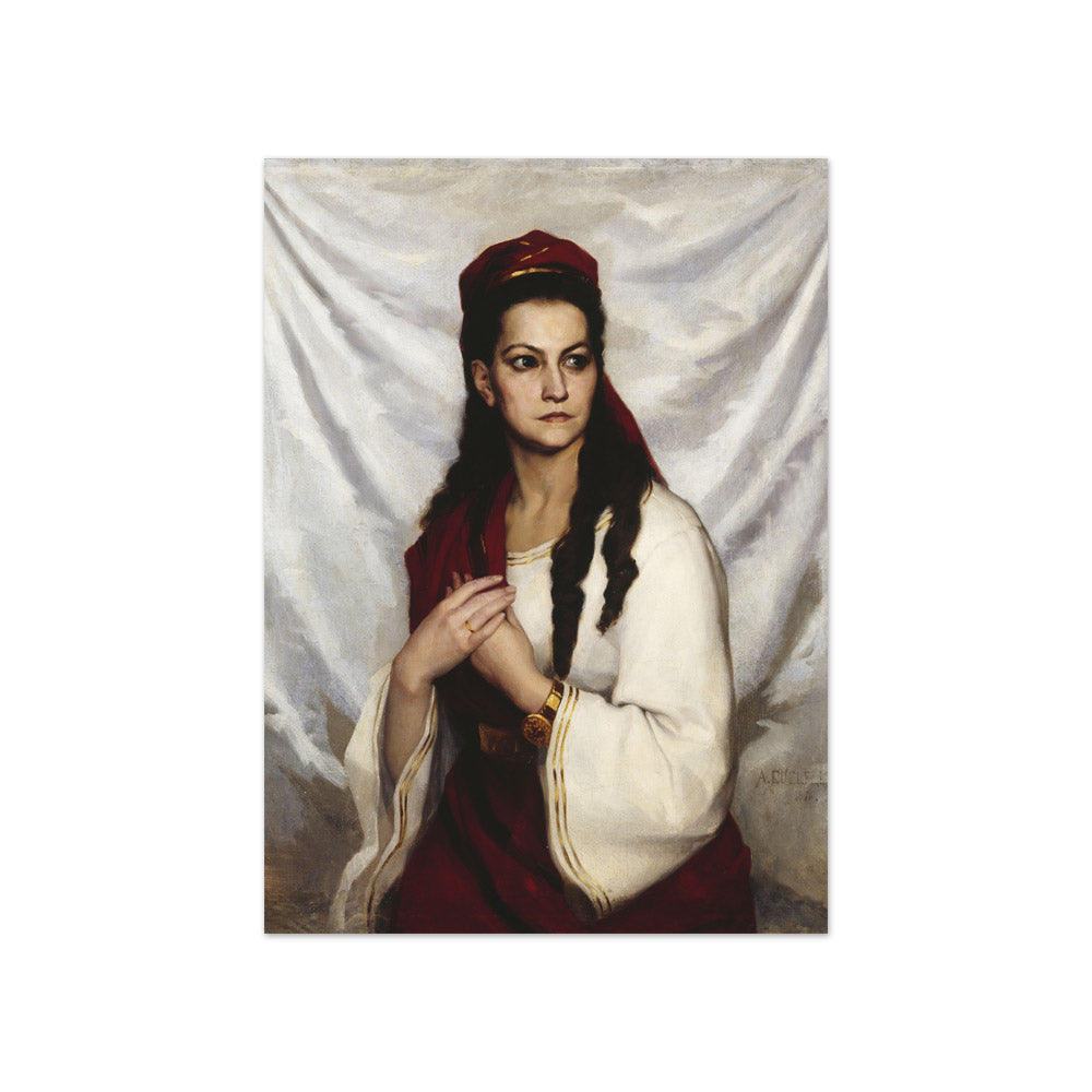 Albert Edelfelt - Portrait of Actress Hedvig Raa-Winterhjelm - Compact / Full Bleed / No Frame