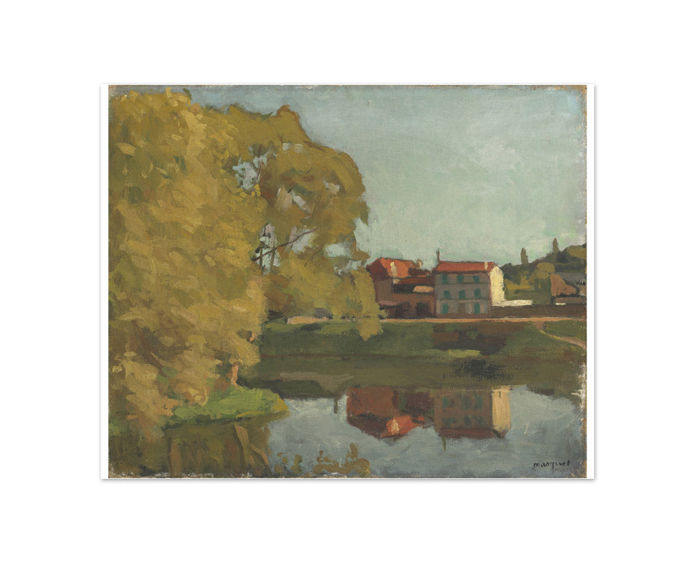 Albert Marquet - Houses at Billancourt - Compact / Full Bleed / No Frame