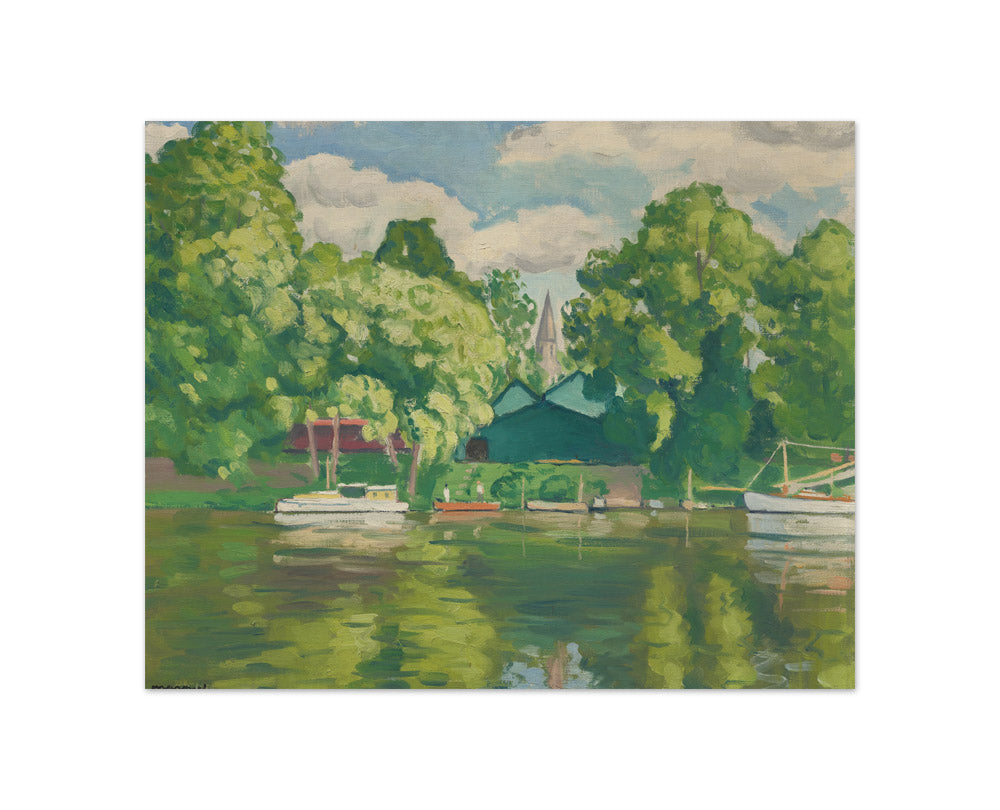 Albert Marquet - Poissy, Le Clocher - Compact / Full Bleed / No Frame