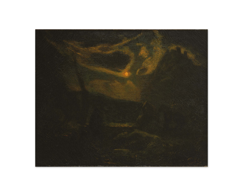 Albert Pinkham Ryder - Macbeth and the Witches - Compact / Full Bleed / No Frame