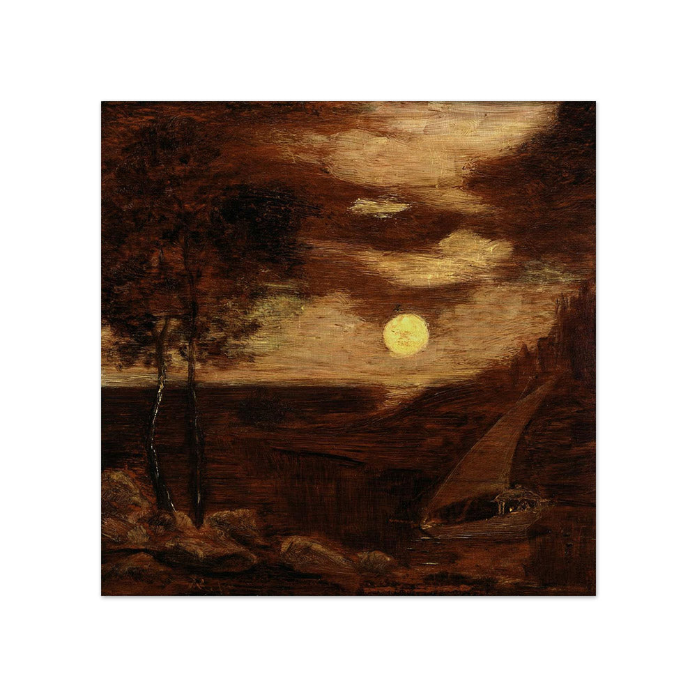 Albert Pinkham Ryder - The Lovers' Boat - Compact / Full Bleed / No Frame