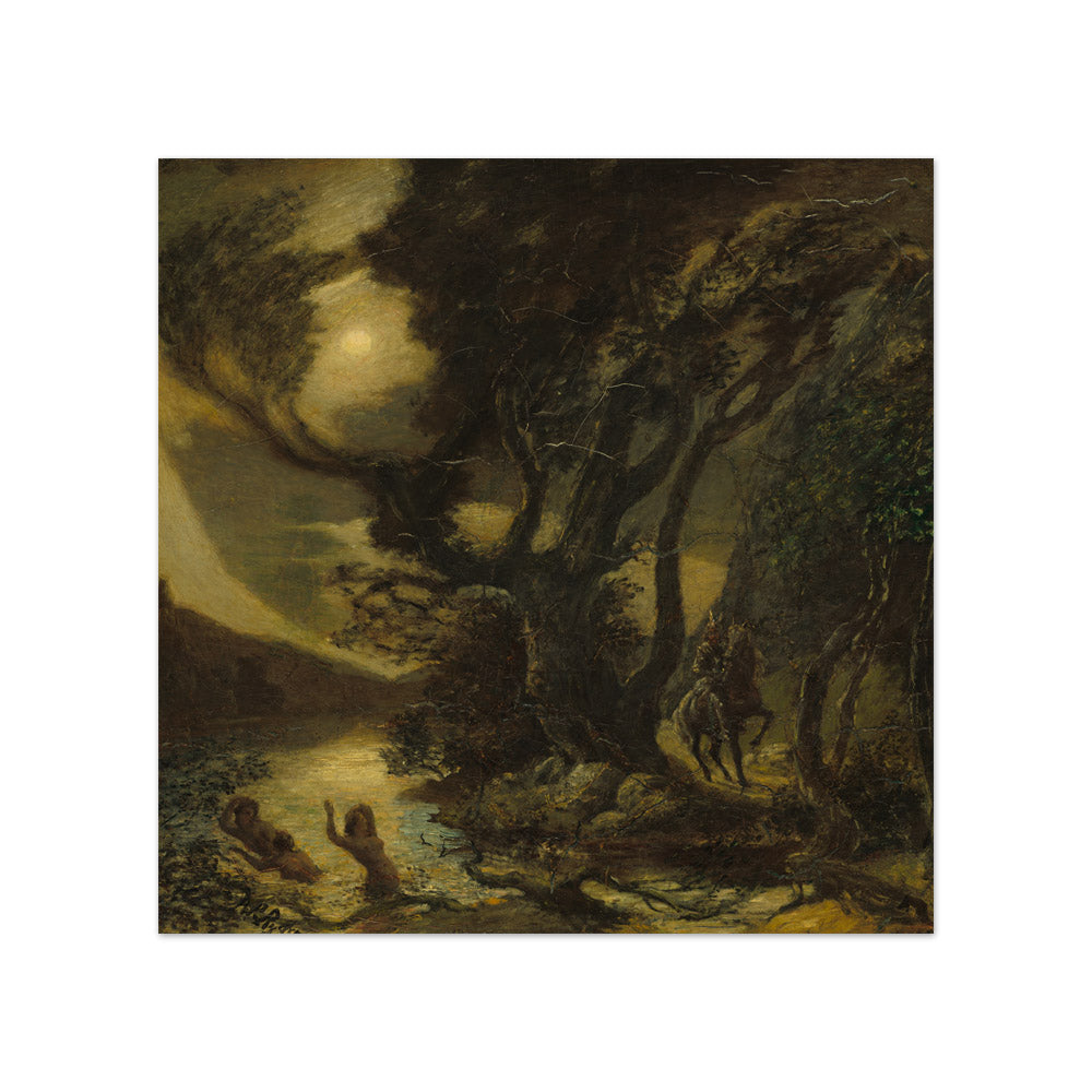 Albert Pinkham Ryder - Siegfried and the Rhine Maidens - Compact / Full Bleed / No Frame